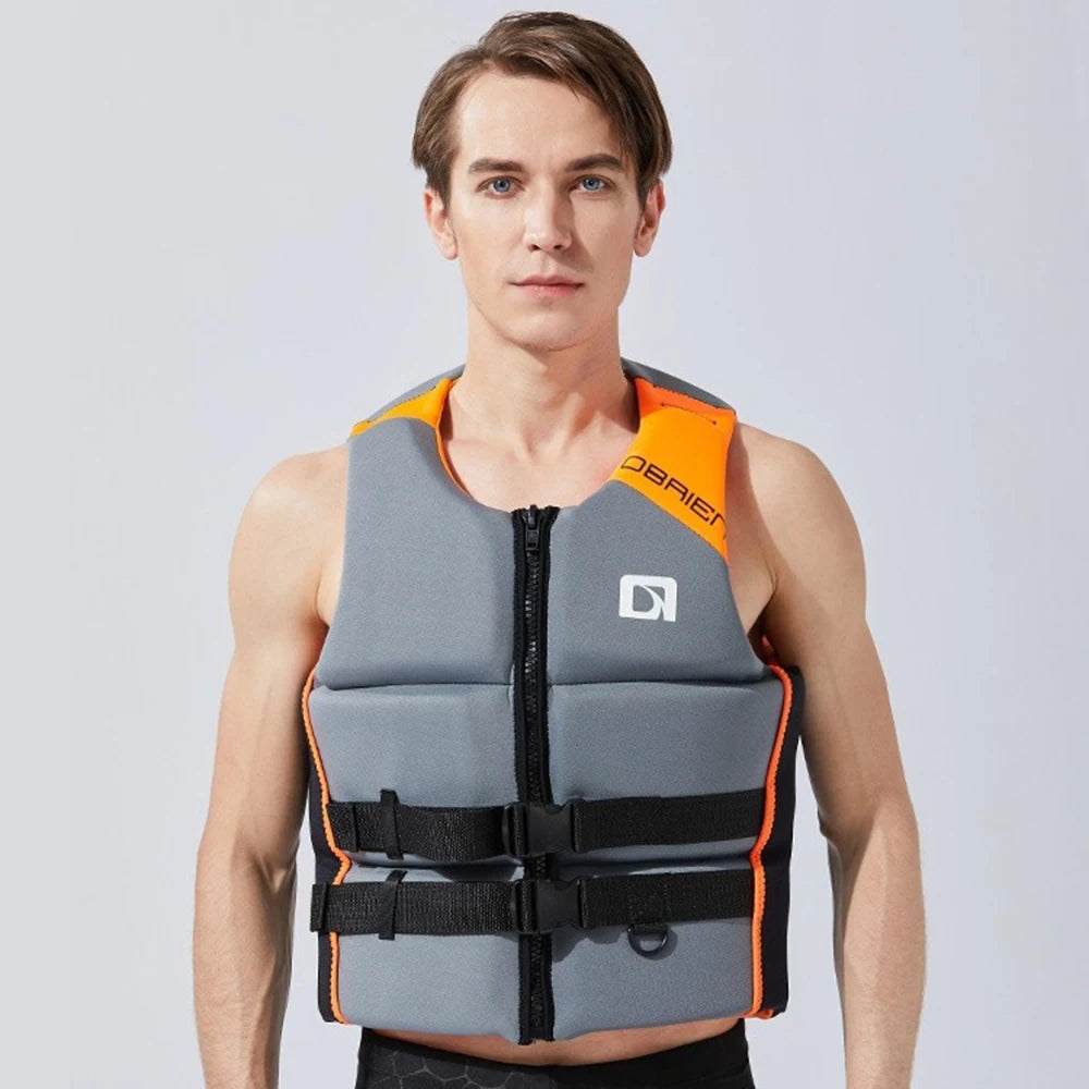 Life Jacket for Adults, Surf, Motorboats, Ski, Kayak, Fishing, Wakeboard, Raft, Rescue Boat, Drifting, Life Safety Vest