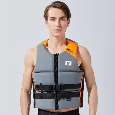 Life Jacket for Adults, Surf, Motorboats, Ski, Kayak, Fishing, Wakeboard, Raft, Rescue Boat, Drifting, Life Safety Vest