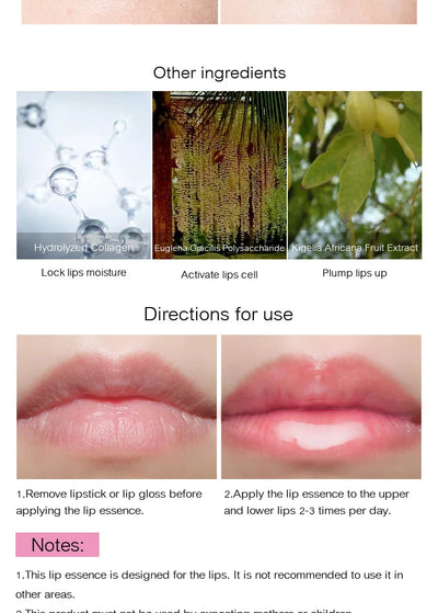 Lasting Moisturizing Lip Plumper Plumping Lip Gloss Mineral Oil Lips Extreme Volume Nutritious Lips Enhancer Liquid Makeup
