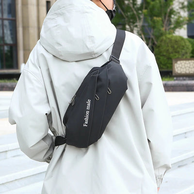 Men’s Fashion Crossbody Casual Bags Unisex Fashion Shoulder Bag Adjustable Strap Durable Daily Use Sling Bag