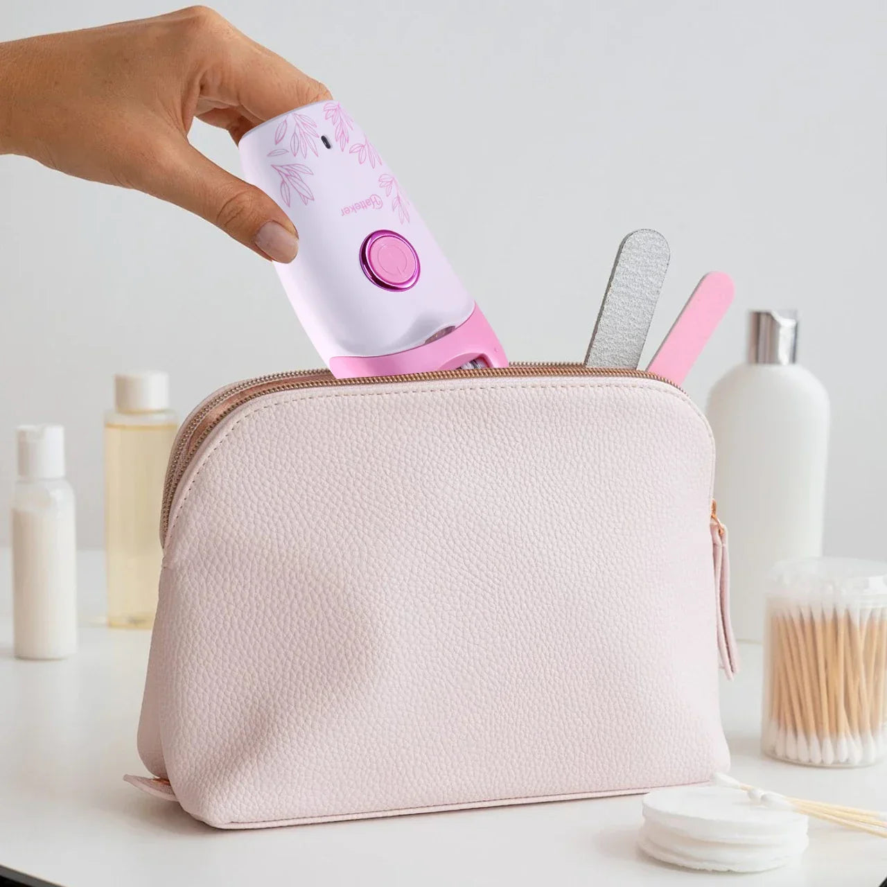 Hatteker Electric Epilator for Women Facial Body Hair Removal Machine Legs Depilatory Tool for Skin Care Razor Shaver