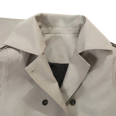 Women's clothing Y2K autumn and winter oversized double-breasted women's coat with padded shoulders jackets for women 2025 new