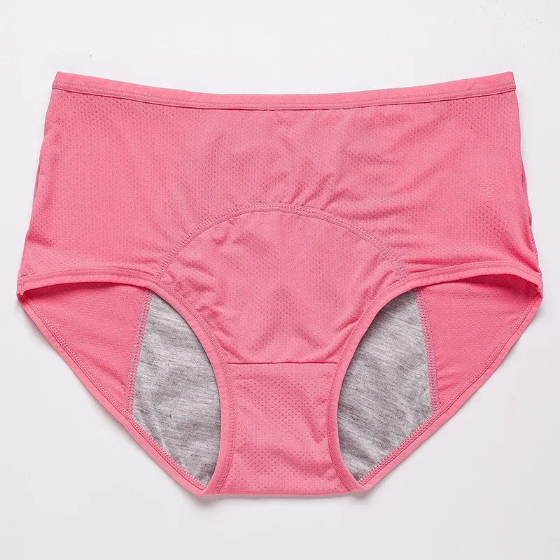 Plus Size Leak Proof Menstrual Panties Women Underwear Period Cotton Pregnancy Waterproof Briefs Physiological Breathable Pants