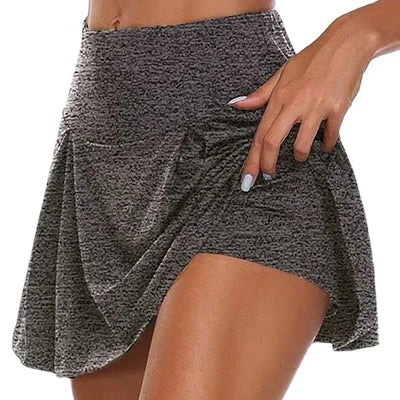 Tennis Skirt with Built-in Shorts Women Summer Mini Skirt Stretch Flowy Golf Skirt Teengirl Balletcore Gym Sporty Outfit