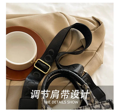 2025 Designer Sheet Music Bag for Women - Colorblock Crossbody Purse, Chic Shoulder & Handheld Tote with Adjustable Strap