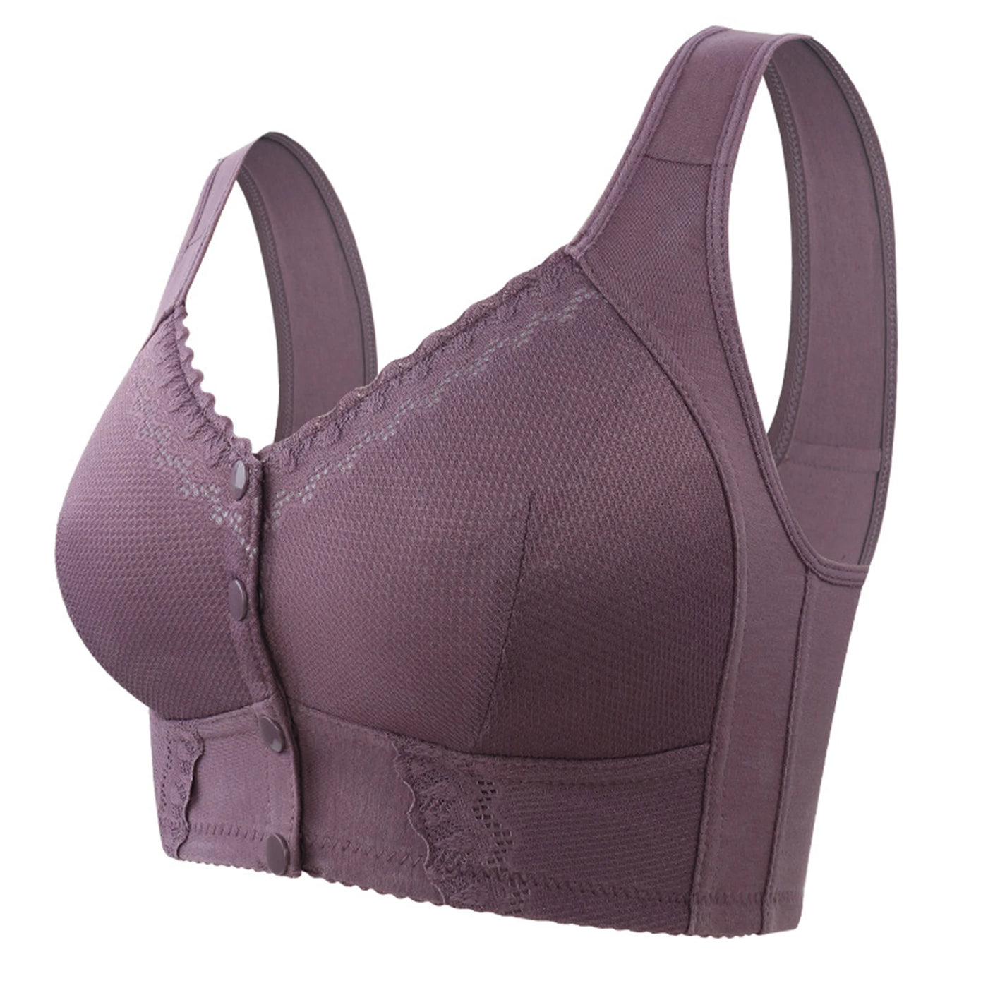 2024 New Breathable Bra Lingerie for Women Push Up Bra Front Button Seamless Lifting Tank Top Lingerie Vest Underwear Female Bra