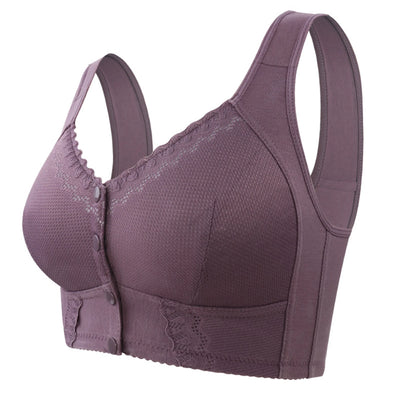 2024 New Breathable Bra Lingerie for Women Push Up Bra Front Button Seamless Lifting Tank Top Lingerie Vest Underwear Female Bra