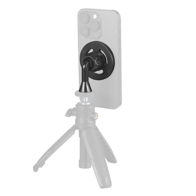 Magnetic Phone Tripod Mount Adapter with 1/4"-20 Hole for MagSafe for iPhone 15 14 13 12 Plus Pro Max Magsafe Case, Selfie Stick