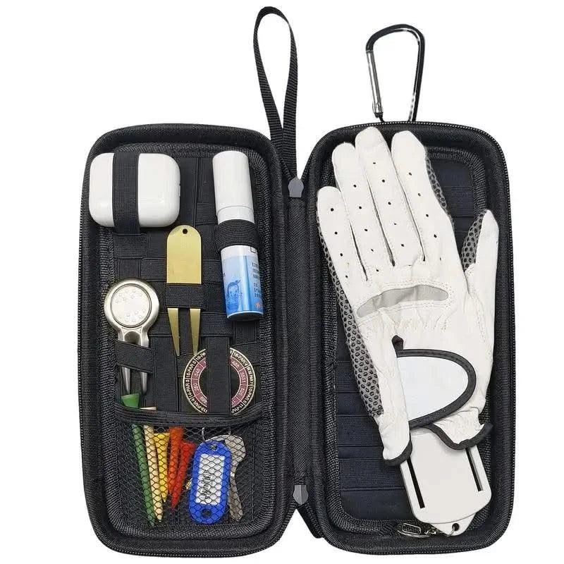 Protective Golf Accessories Case Bag Portable Golf Gloves Holder Large Capacity Golf Gloves Organizer Golf Caddy Organizer For