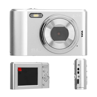 Digital Camera 2.4in Digital Camera 48MP 1080P 8X Zoom Selfie Anti Shaking Camera for Teens Students Boys Girls Seniors