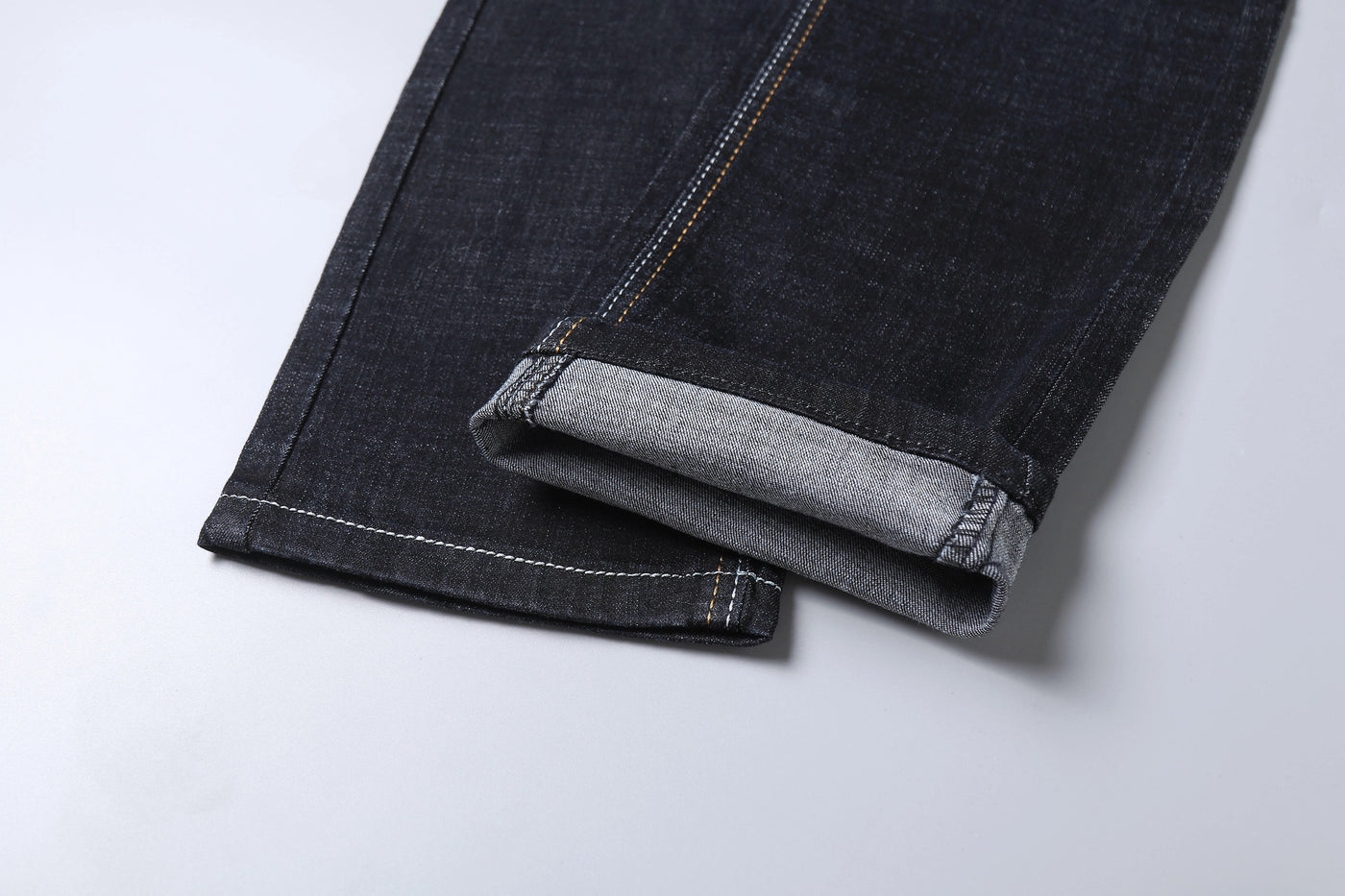 Men's Jeans Straight Leg Loose Elastic Business Casual Daily Versatile Men's Denim Pants 2025 New Outer Wear Men's Jeans Can Be Worn in All Seasons
