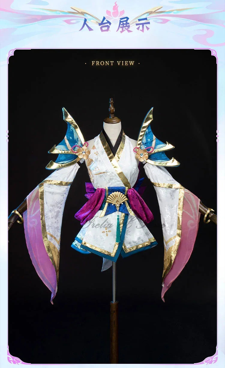 Irelia H Lux LOL Spirit Blossom Lux Cosplay Costume for women game halloween party dress role cosplays
