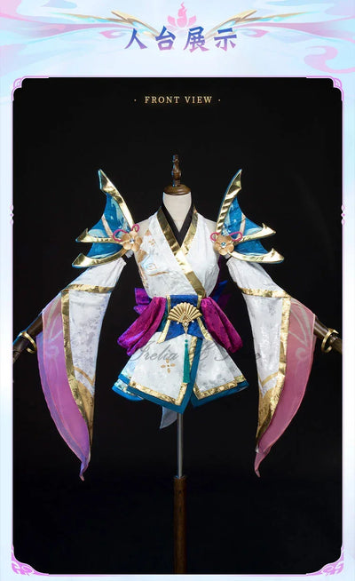 Irelia H Lux LOL Spirit Blossom Lux Cosplay Costume for women game halloween party dress role cosplays