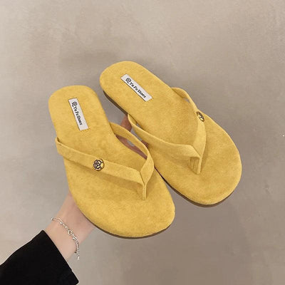 Luxury Designer Woman Flat Slippers Woven with Comfortable Women's Shoes Casual Bottom Slippers 2025 New Summer Women Sandals