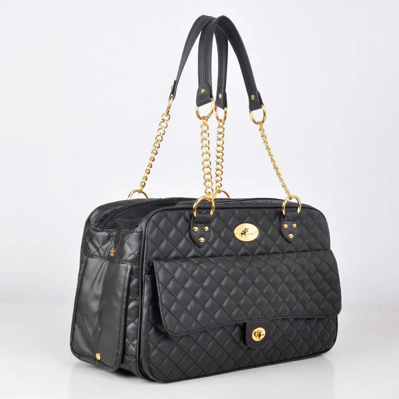Luxury Designer Pet Carrier for small pets Dog Carry Bag Fashionable Cat Chihuahua, French Bulldog Pomeranian dogs accessories