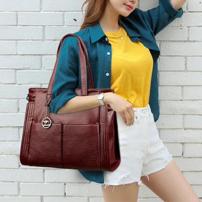 Genuine Brand Luxury Handbag Women Bags Designer High Quality Leather Handbags Large Capacity Shoulder Crossbody Bags for Women