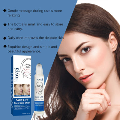Face Lifting Serum Stick Tightening Increase Elasticity Improve Sagging Skin Fade Fine Lines Anti Acne Smoothing Essence Roll-On