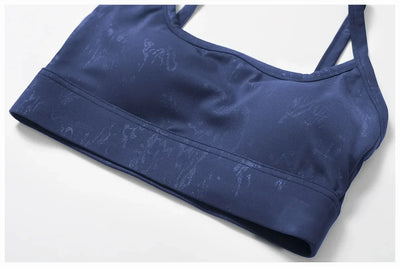 New Sexy Women Sports Underwear Breathable Absorb Sweat Shockproof Padded Running Fitness Printed Yoga Sports Running Underwear