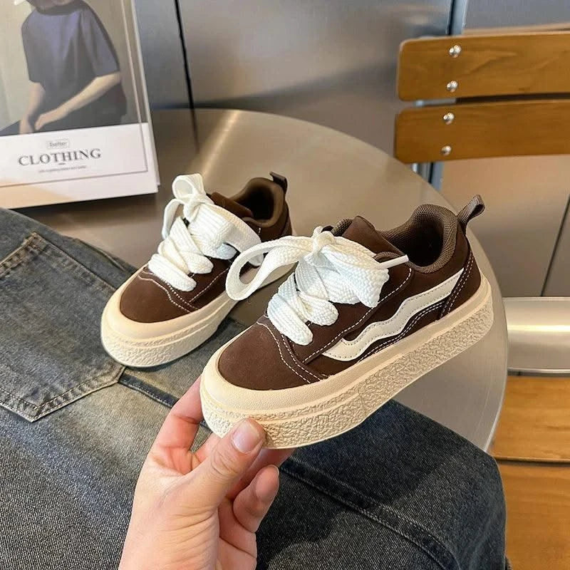 Children's Sports Shoes 2024 Fall New Girls' Non-slip Soft Sole Casual Shoes Boys Light Canvas Sports Shoes