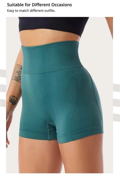 Activewear Women High Waist Workout Yoga Shorts