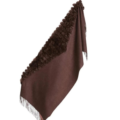 Winter Thick  Genuine Rabbit Fur Scarf for Women