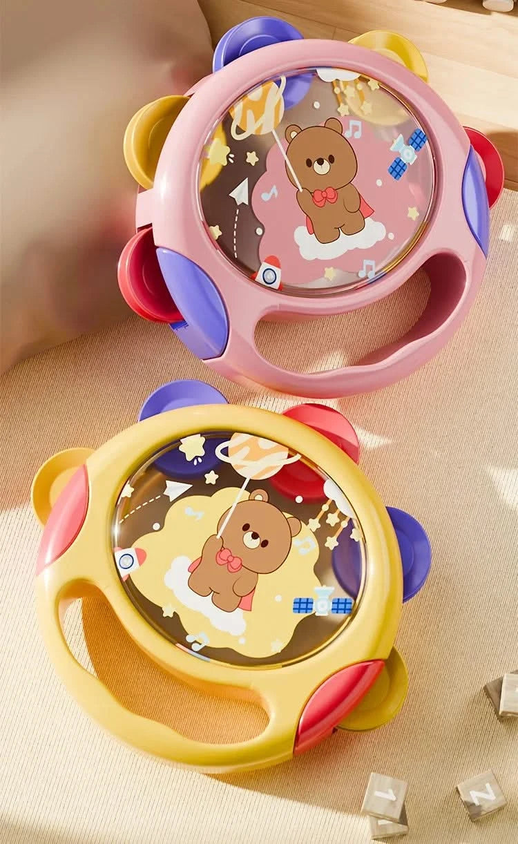 Baby toys, hand-held drums, percussion instruments, baby hand-held tambourines