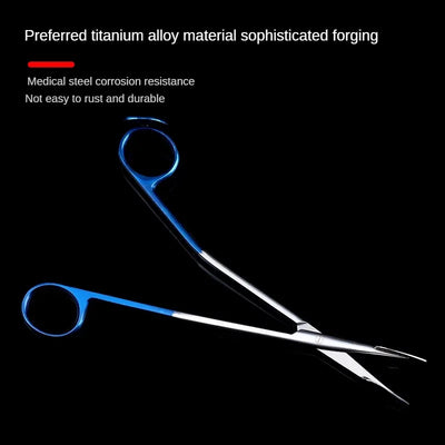 Facial Flap Dissector Scissors Face Lift Dissection Scissors Insert with Speculated Super Cut Tips SMAS  Dissector