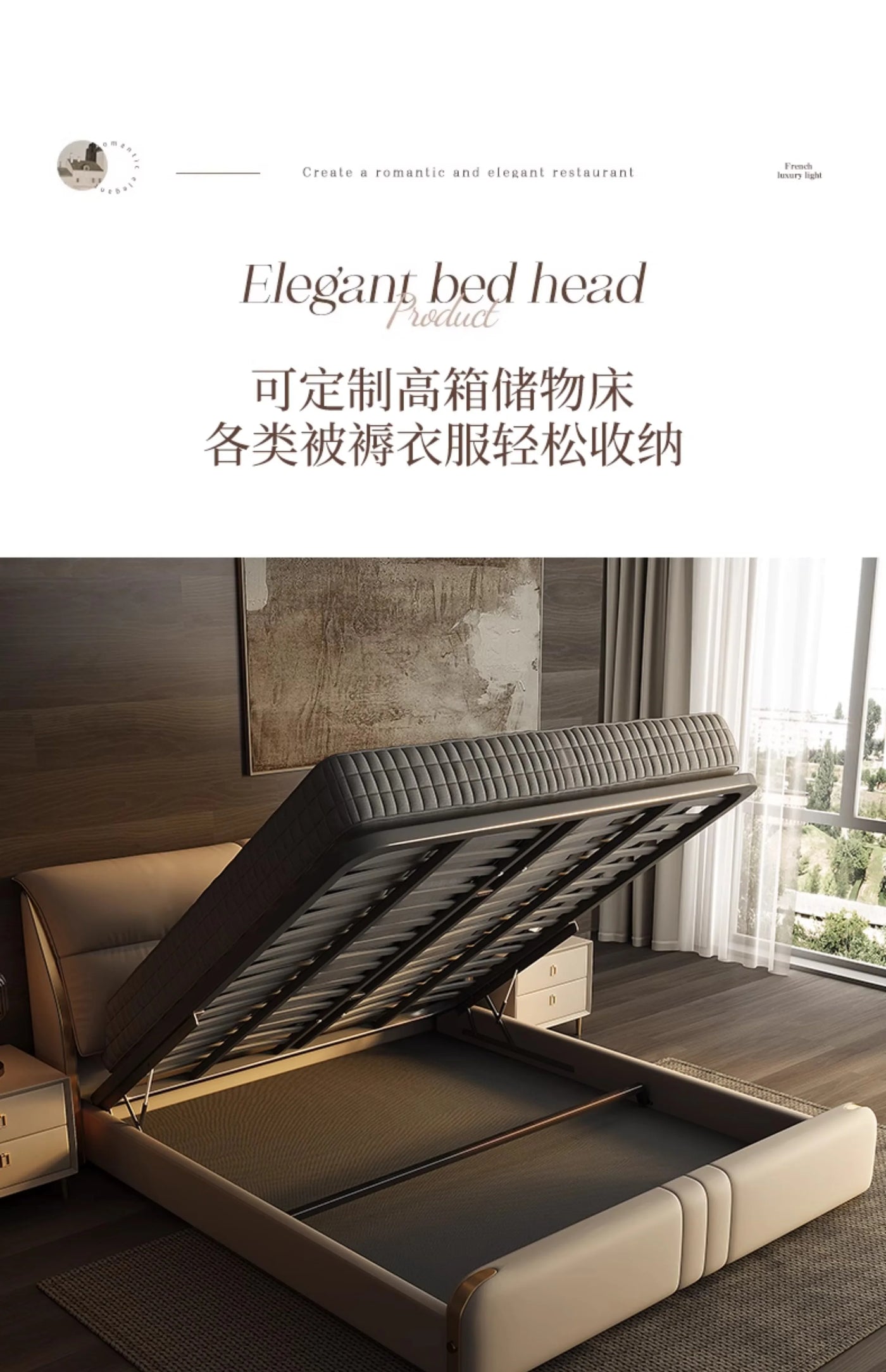 Luxury Double Bed Modern Sofa Design Simple Princess Sleeping Massage Bed Leather Headboards Muebles Lounge Suite Furniture