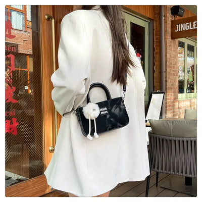 2025 New Women's Luxury Handbag Designer Small Square Purse Fashion Top Handle Crossbody Bag Elegant Shoulder Bag Trendy Clutch