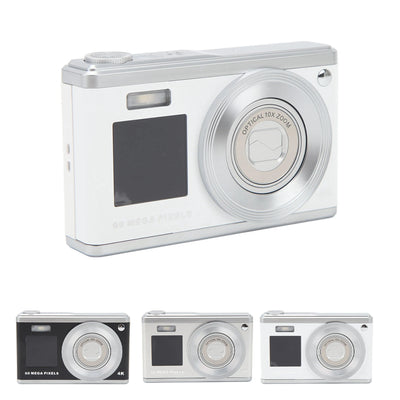 Digital Camera 2.88in IPS Screen Anti Shake 10X Optical Zoom 1000mAh Auto Focus Vlogging Camera Built in Fill Light