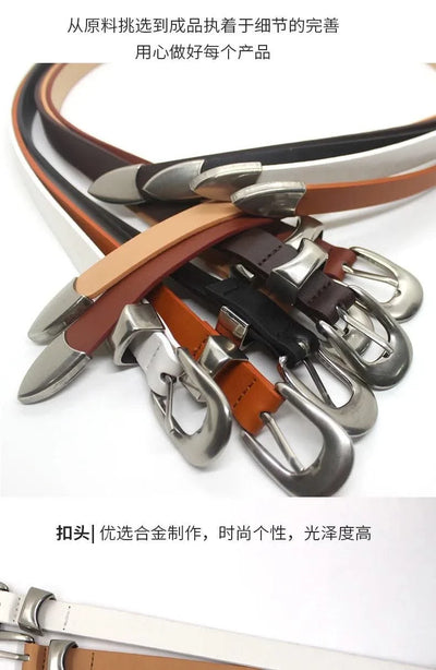 Genuine Leather  Fashion Women Belts |Pin Buckle |Jeans, Trousers