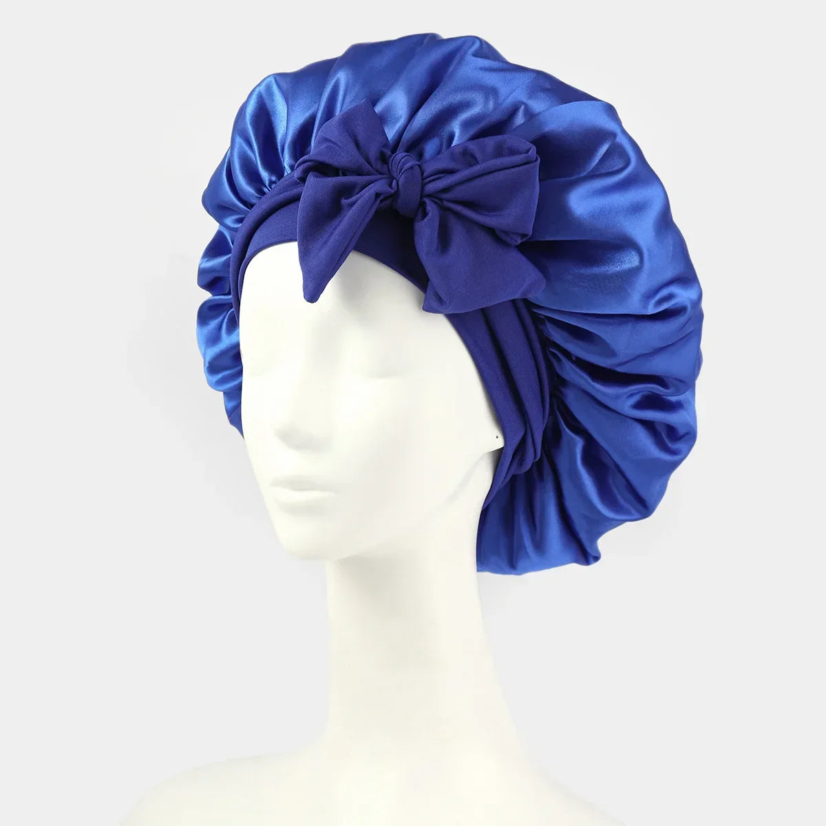 Satin Bonnet Silk Bonnet Adjustable Bonne For Sleeping Hair Bonnet With Tie Band Bonnets For Women Men
