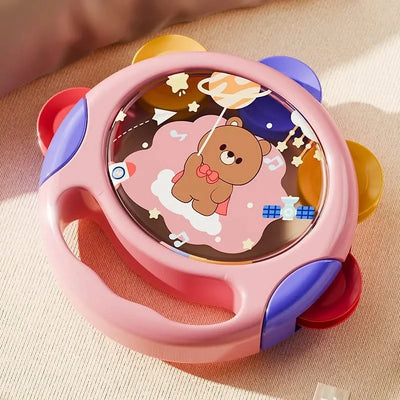 Baby toys, hand-held drums, percussion instruments, baby hand-held tambourines