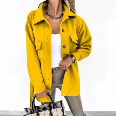 Women Fashion Jacket Thickened Windproof Thermal Coats Versatile Daily Wear