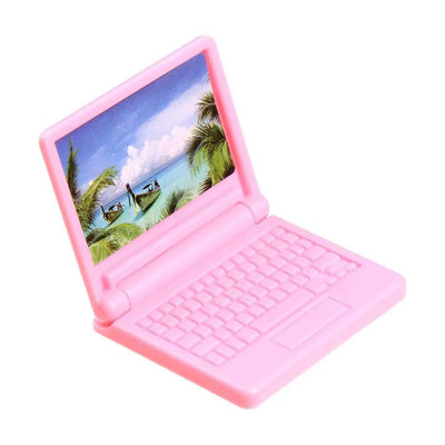 DIY Accessories Doll House Decoration Crafts Dollhouse Miniature Dollhouse Computer Simulation Laptop Dollhouse Furniture