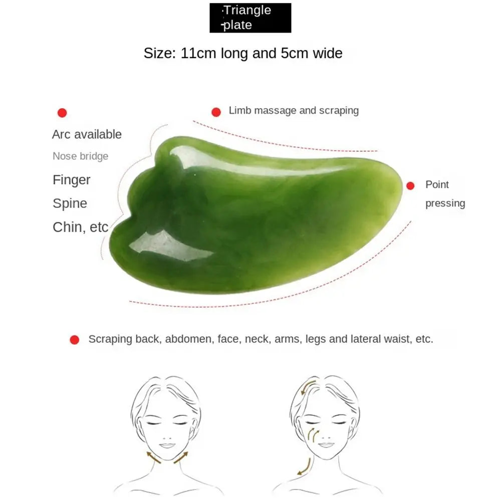 Neck Beauty Massage Comb Resin Skin Care Tool Facial Scraping Scraper Body Beautiful Tool Gua Sha Board Face Massager