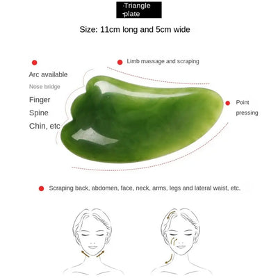 Neck Beauty Massage Comb Resin Skin Care Tool Facial Scraping Scraper Body Beautiful Tool Gua Sha Board Face Massager