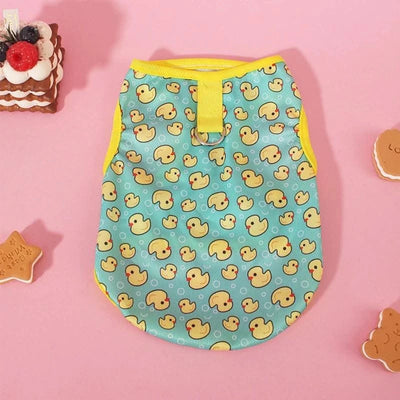 Pet Dog Clothes Cartoon Clothing Puppy Dogs Soft Vests Summer Shirt Casual T-Shirt for Small Pet Supplies