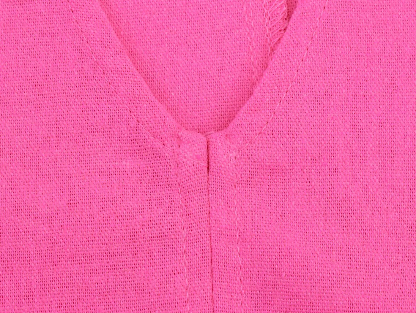 2025 new women's clothing European and American style fashionable linen western style asymmetrical V-neck design linen top