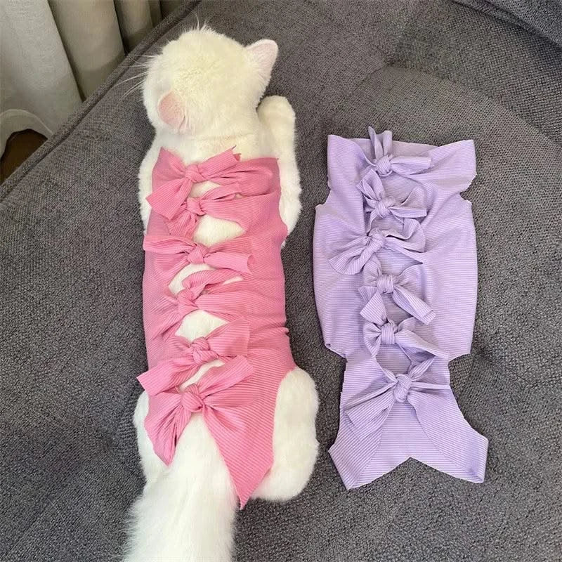 Cat Weaning Sterilization Suit Cats Anti-licking Sterilization Clothes Pet Surgery Recovery Suit Castration Wound Recovery Cloth