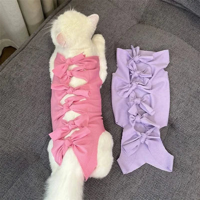 Cat Weaning Sterilization Suit Cats Anti-licking Sterilization Clothes Pet Surgery Recovery Suit Castration Wound Recovery Cloth