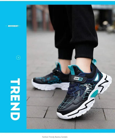 Children Boys Shoes School Sports Fashion Leather For Kids Tennis Casual Sneakers Children's Boy Running 7-12 Years Walking Shoe