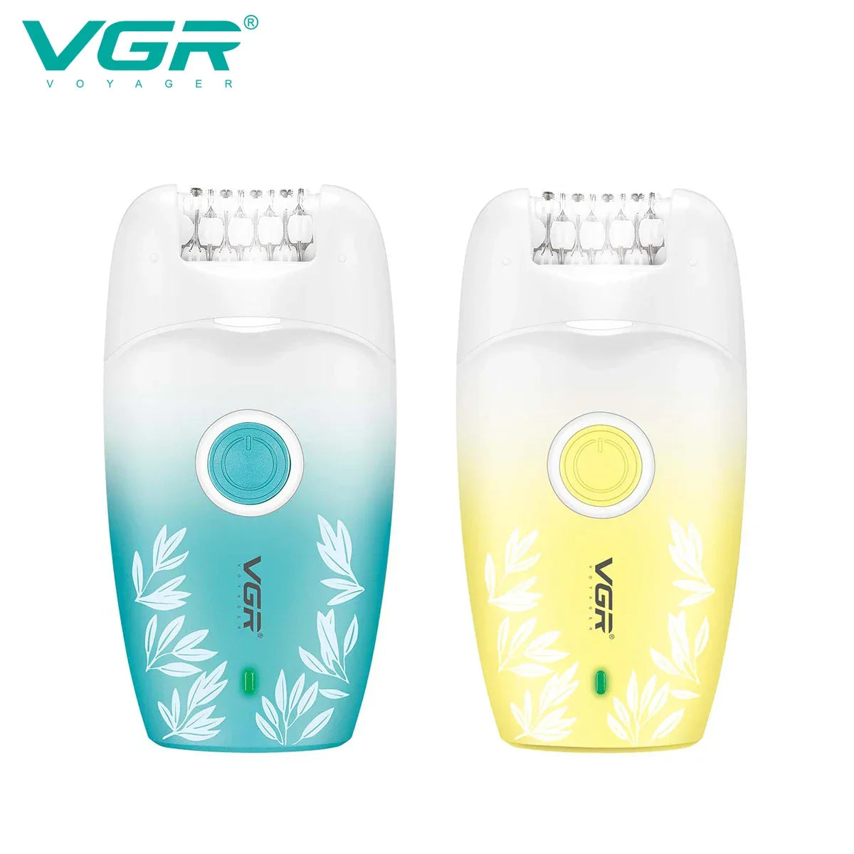 VGR 738 Women's Epilators Metal Hair Removal Machine Woman Usb C Shaver Woman Electric Finich Touch 37