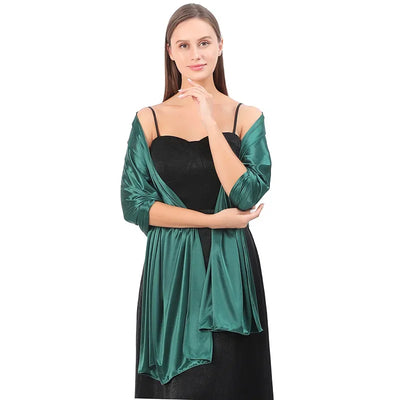 Elegant Silky Evening Dresses Shawls for Women Wedding Party Shawl Bride Bridesmaid Boleros Shrugs Banquet Capes Wraps