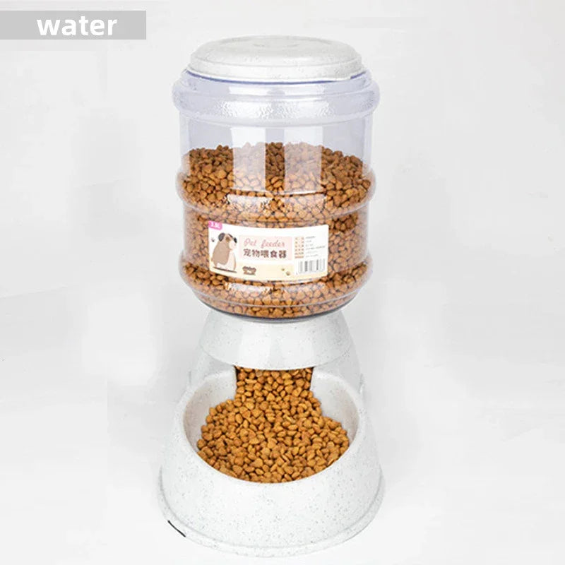 Large Capacity Pet Feeder Bowls Small Dog Food Bowl Automatic Water Dispenser Cat Bowls Pets Feeding Bowls Drink Water Bowl