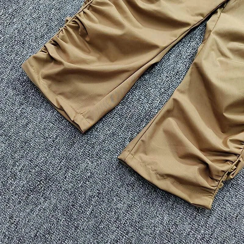 1-8years Baby Kids Summer Clothing For Girls Sleeveless Crop Tops+Cargo Pants 2pcs/sets Children's Fashion Clothes Outfits Girl