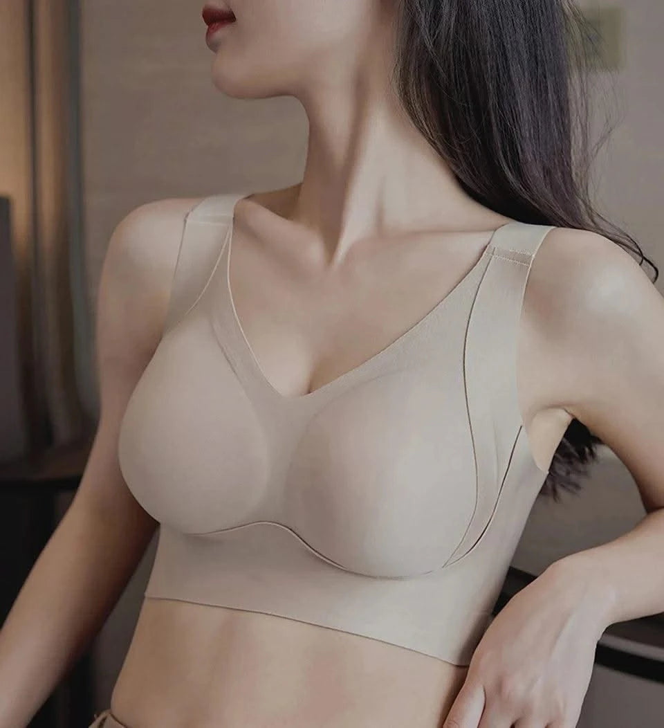 Full Coverage Bras For Women Hide Back Fat T-shirt Bra Plus Size Seamless Daily Underwear Plus Size