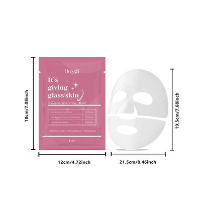 Collagen Face Mask Anti Aging Firming Moisturizing Refreshing Shrink Pore Brightening Overnight Mask Hyaluronic Acid Facial Mask