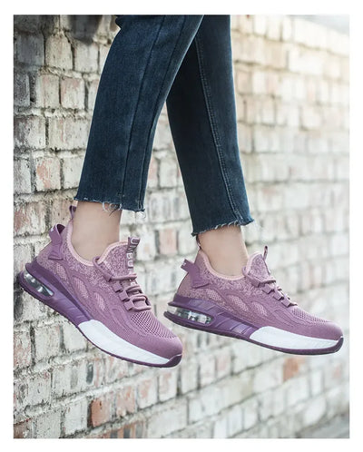 Non Slip Lightweight Breathable Sneakers for Women Steel Toe Indestructible Safety Shoes Anti-puncture Protection Safety Shoes