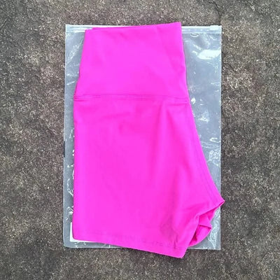 Women Sports Shorts High Waist Yoga Shorts Slim Fit Butt Lift Gym Running High Elastic Biker Shorts